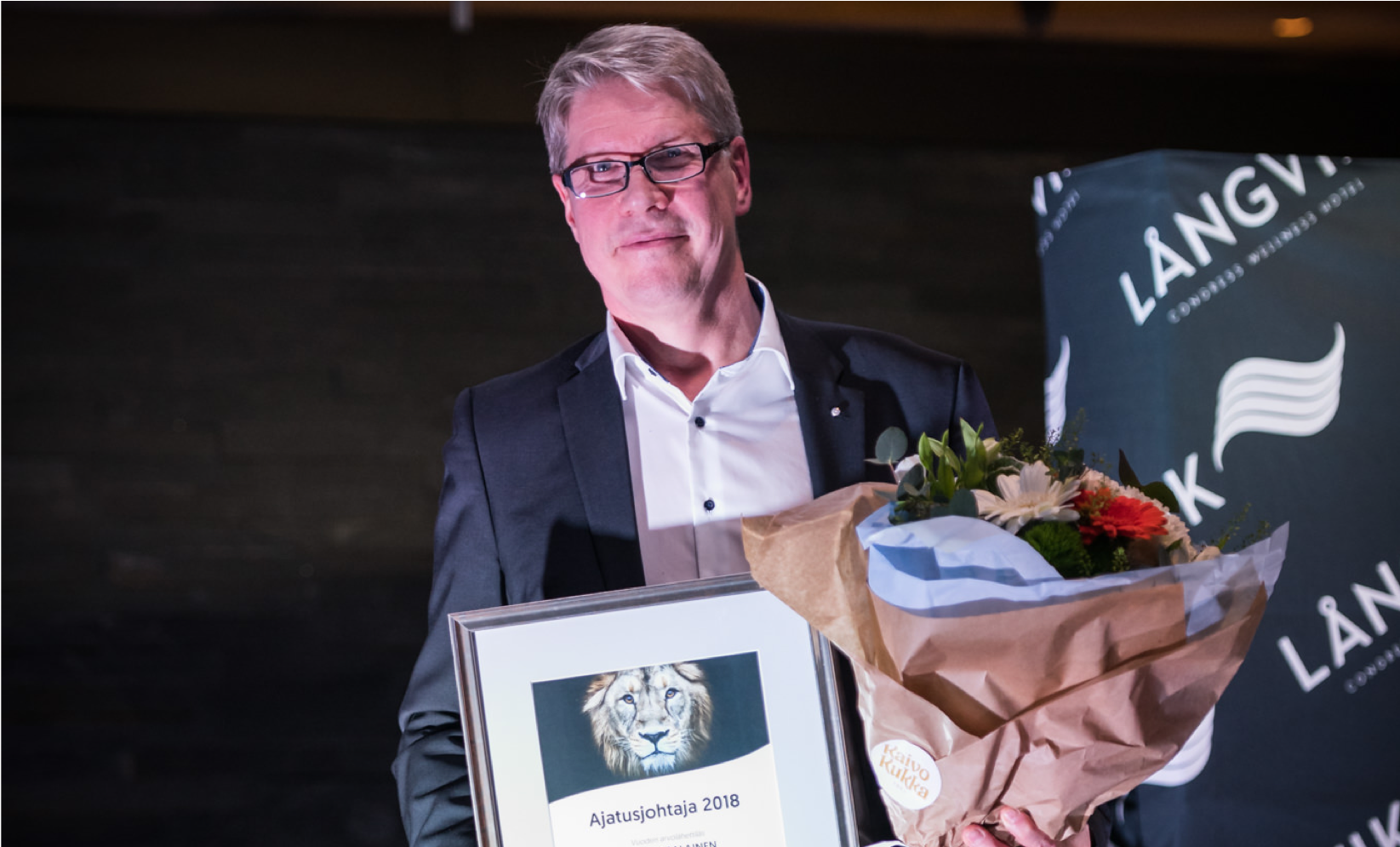 Vuoden Ajatusjohtajana 2018 palkittiin Tamron toimitusjohtaja Kai Kaasalainen.